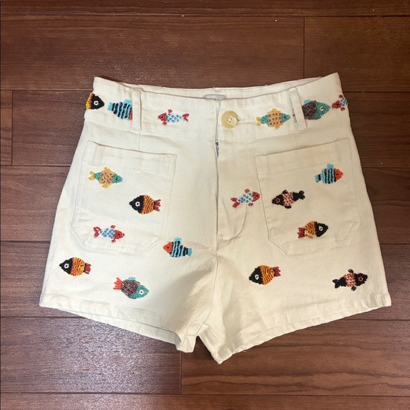 Anthropologie The Colette Beaded Icon Shorts by Maeve - Picture 5 of 6
